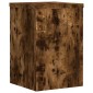 vidaXL Βάσεις Φυτών 2Τεμ. Καπνιστή Δρυς 25x25x35εκ. Επεξεργασμένο Ξύλο