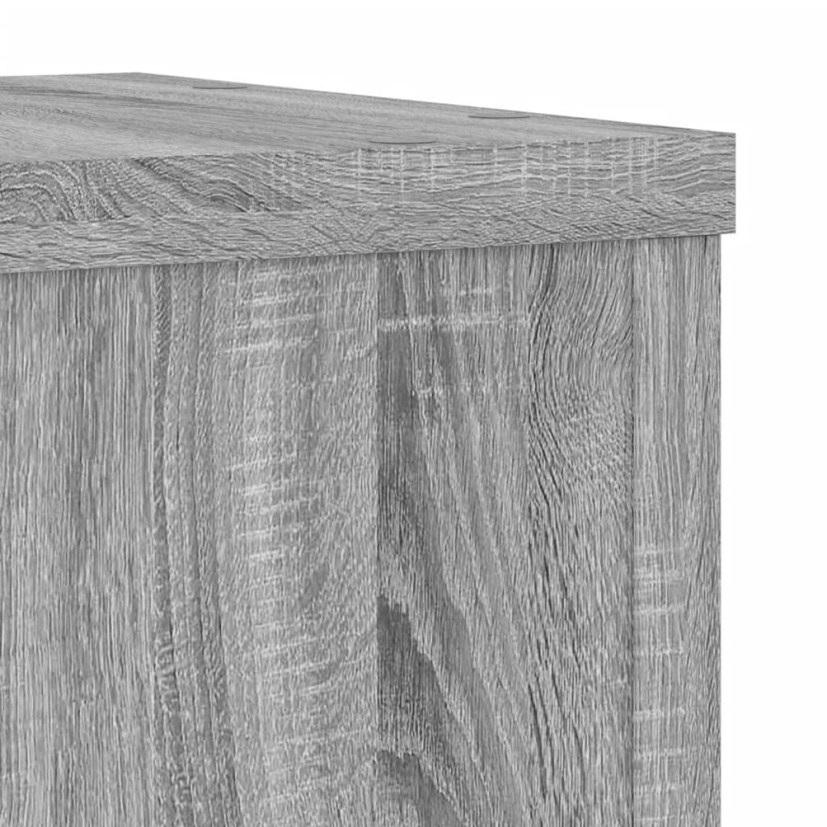 vidaXL Βάσεις Φυτών 2 Τεμ. Γκρι Sonoma 25x25x35 εκ. Επεξεργασμένο Ξύλο