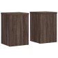 vidaXL Βάσεις Φυτών 2 Τεμ. Καφέ Δρυς 25x25x35 εκ. Επεξεργασμένο Ξύλο