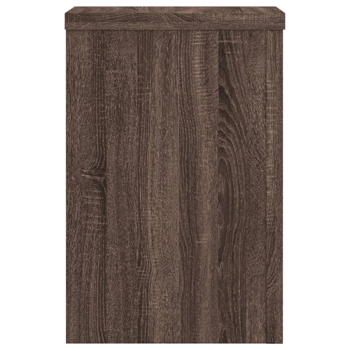 vidaXL Βάσεις Φυτών 2 Τεμ. Καφέ Δρυς 25x25x35 εκ. Επεξεργασμένο Ξύλο