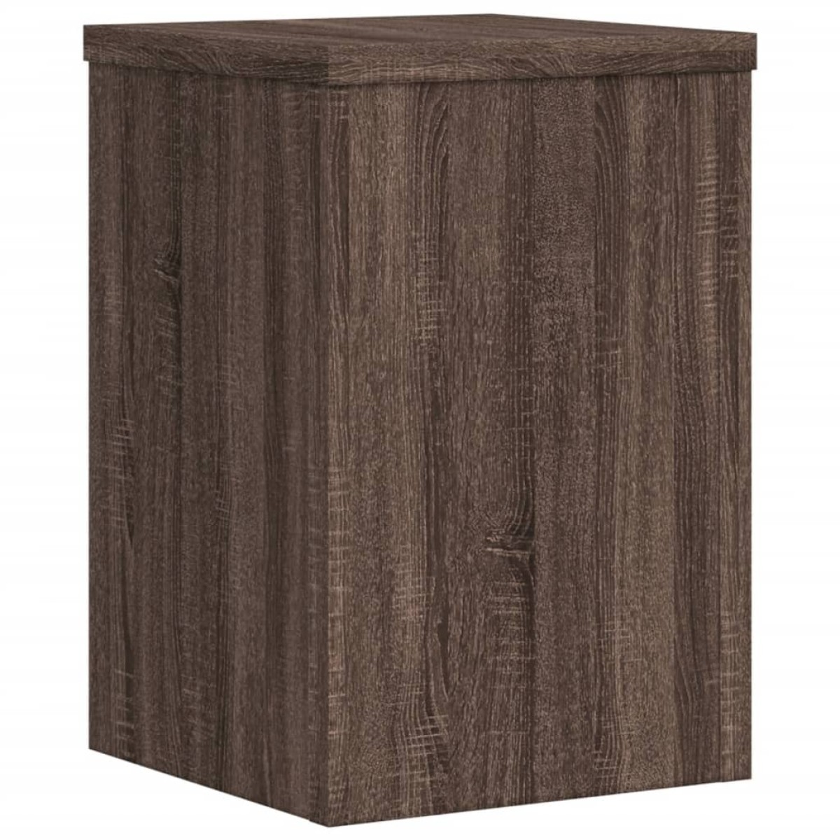 vidaXL Βάσεις Φυτών 2 Τεμ. Καφέ Δρυς 25x25x35 εκ. Επεξεργασμένο Ξύλο