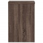 vidaXL Βάσεις Φυτών 2 Τεμ. Καφέ Δρυς 25x25x35 εκ. Επεξεργασμένο Ξύλο