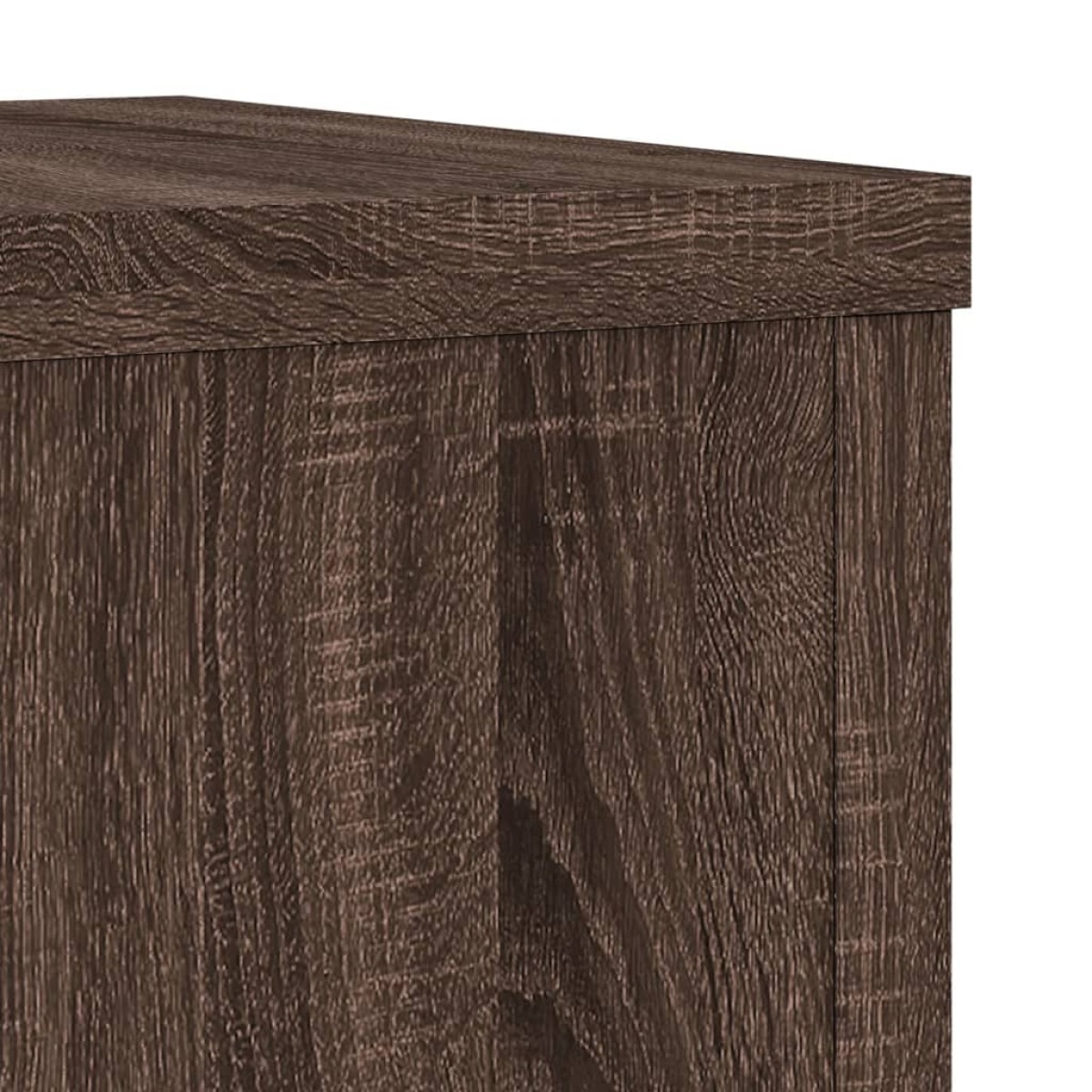 vidaXL Βάσεις Φυτών 2 Τεμ. Καφέ Δρυς 25x25x35 εκ. Επεξεργασμένο Ξύλο
