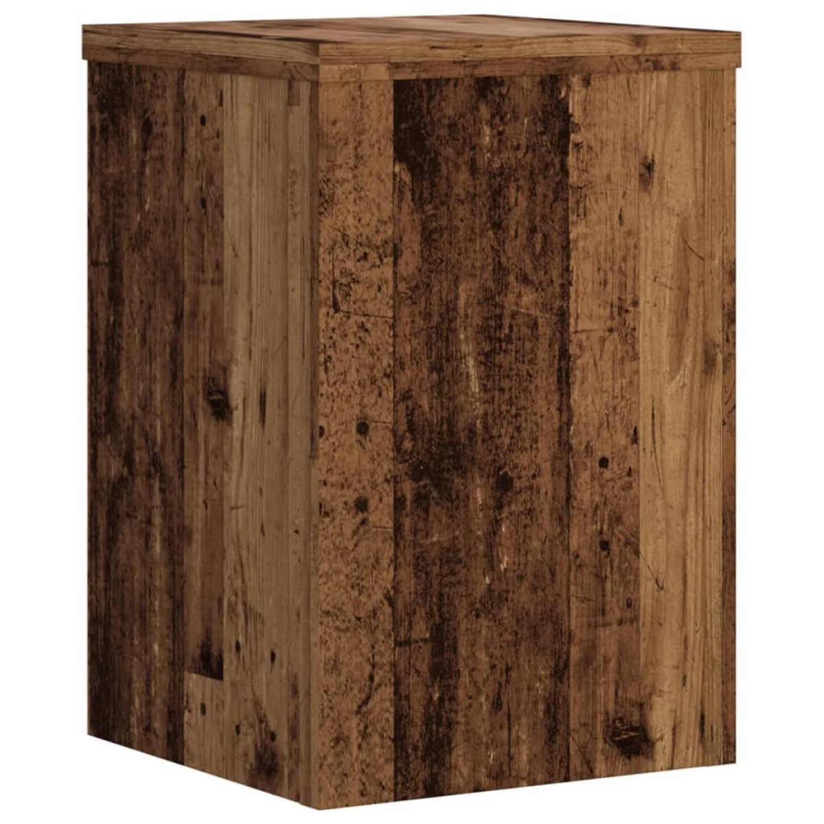 vidaXL Βάσεις Φυτών 2 τεμ. Όψη Παλαιού Ξύλου 25x25x35 εκ. Επεξ. Ξύλο