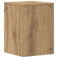 vidaXL Βάσεις Φυτών 2 τεμ. Αρτισιανή Δρυς 25x25x35 εκ. Επεξ. Ξύλο
