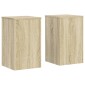 vidaXL Βάσεις Φυτών 2 Τεμ. Sonoma Δρυς 30x30x50 εκ. Επεξεργασμένο Ξύλο
