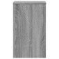 vidaXL Βάσεις Φυτών 2 Τεμ. Γκρι Sonoma 30x30x50 εκ. Επεξεργασμένο Ξύλο