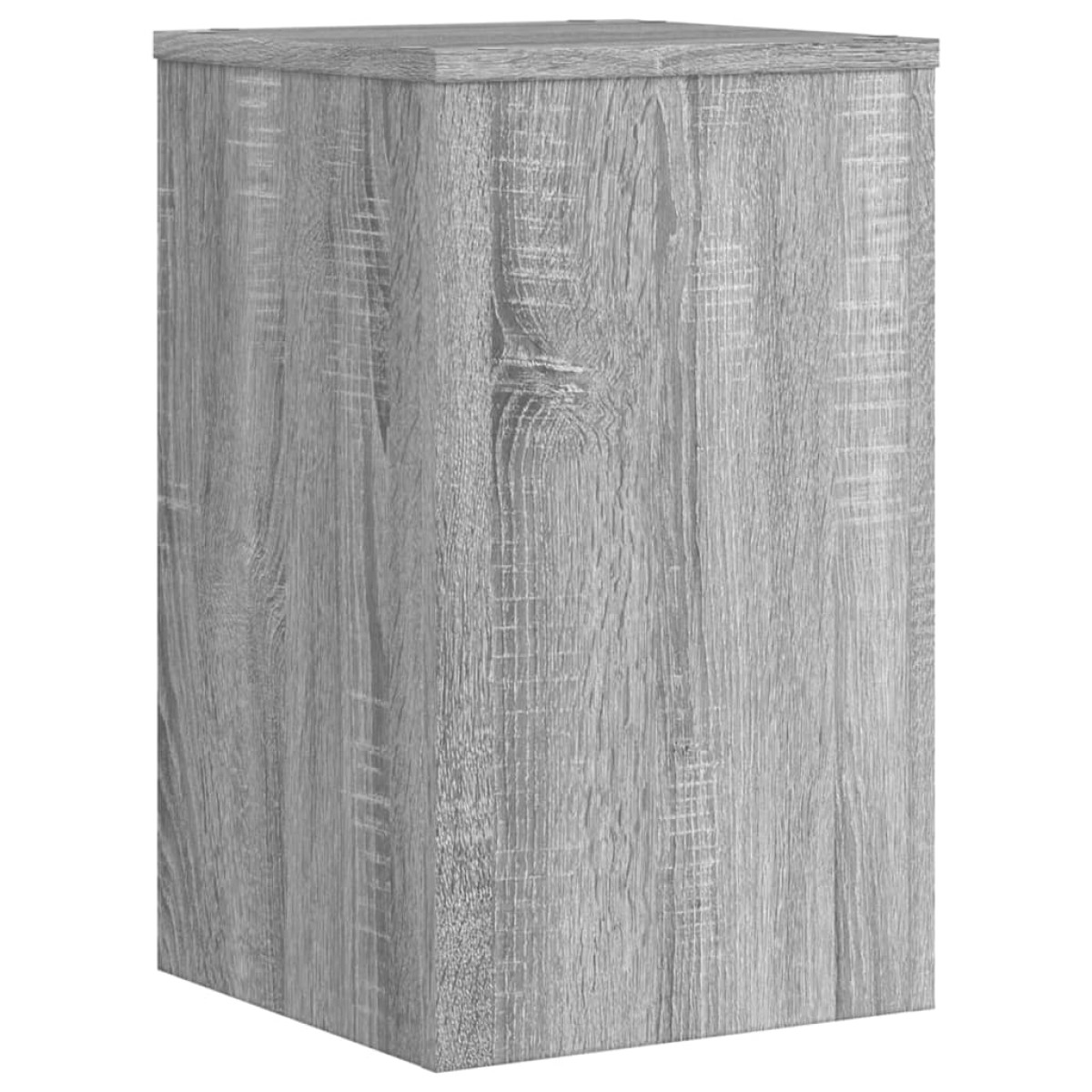 vidaXL Βάσεις Φυτών 2 Τεμ. Γκρι Sonoma 30x30x50 εκ. Επεξεργασμένο Ξύλο