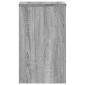 vidaXL Βάσεις Φυτών 2 Τεμ. Γκρι Sonoma 30x30x50 εκ. Επεξεργασμένο Ξύλο