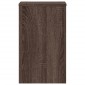 vidaXL Βάσεις Φυτών 2 Τεμ. Καφέ Δρυς 30x30x50 εκ. Επεξεργασμένο Ξύλο