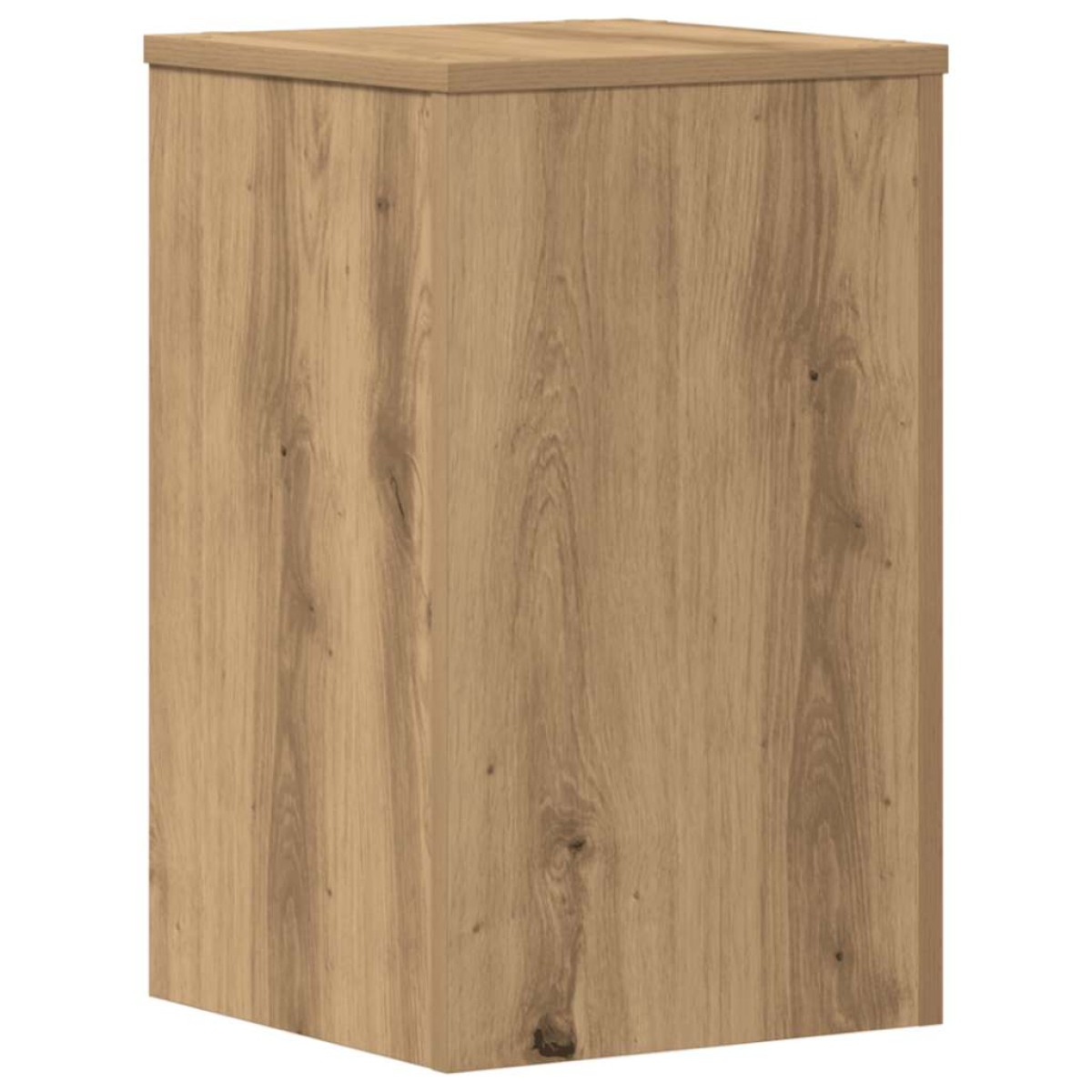 vidaXL Βάσεις Φυτών 2 τεμ. Αρτισιανή Δρυς 30x30x50 εκ. Επεξ. Ξύλο