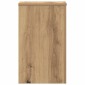 vidaXL Βάσεις Φυτών 2 τεμ. Αρτισιανή Δρυς 30x30x50 εκ. Επεξ. Ξύλο