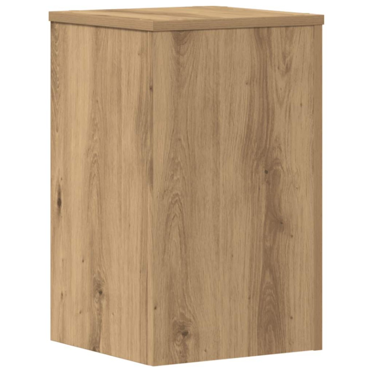 vidaXL Βάσεις Φυτών 2 τεμ. Αρτισιανή Δρυς 30x30x50 εκ. Επεξ. Ξύλο
