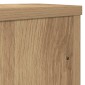 vidaXL Βάσεις Φυτών 2 τεμ. Αρτισιανή Δρυς 30x30x50 εκ. Επεξ. Ξύλο