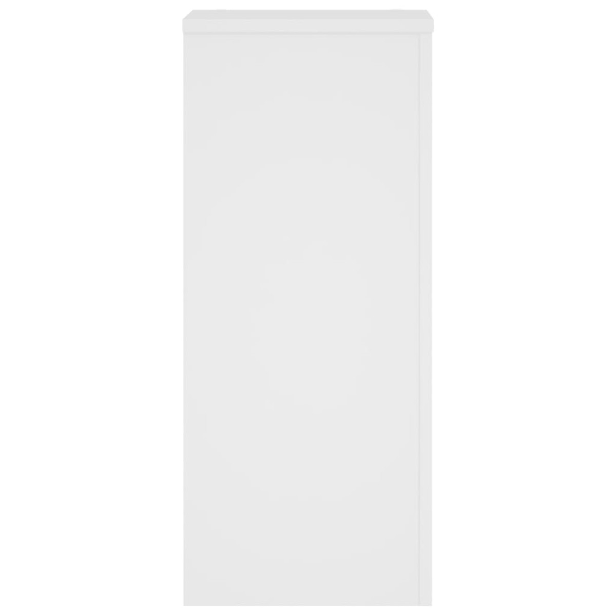 vidaXL Βάσεις Φυτών 2 τεμ. Λευκές 30x30x70 εκ. από Επεξεργασμένο Ξύλο