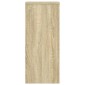vidaXL Βάσεις Φυτών 2 Τεμ. Sonoma Δρυς 30x30x70 εκ. Επεξεργασμένο Ξύλο