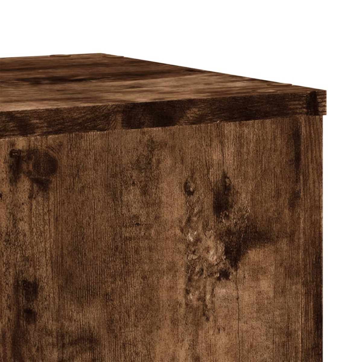vidaXL Βάσεις Φυτών 2Τεμ. Καπνιστή Δρυς 30x30x70εκ. Επεξεργασμένο Ξύλο