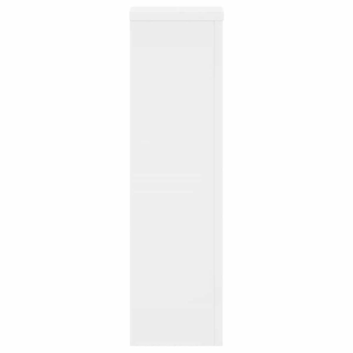 vidaXL Βάσεις Φυτών 2 τεμ. Λευκές 17x17x60 εκ. από Επεξεργασμένο Ξύλο