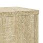 vidaXL Βάσεις Φυτών 2 Τεμ. Sonoma Δρυς 17x17x60 εκ. Επεξεργασμένο Ξύλο