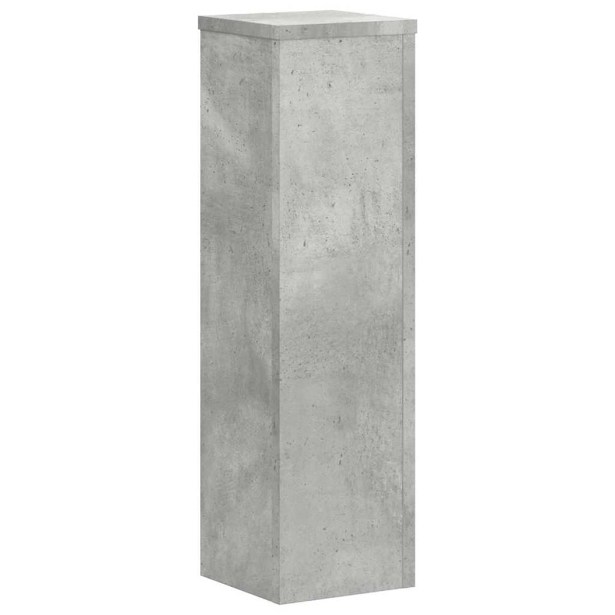 vidaXL Βάσεις Φυτών 2 τεμ. Γκρι Σκυρ. 17x17x60 εκ. Επεξεργασμένο Ξύλο