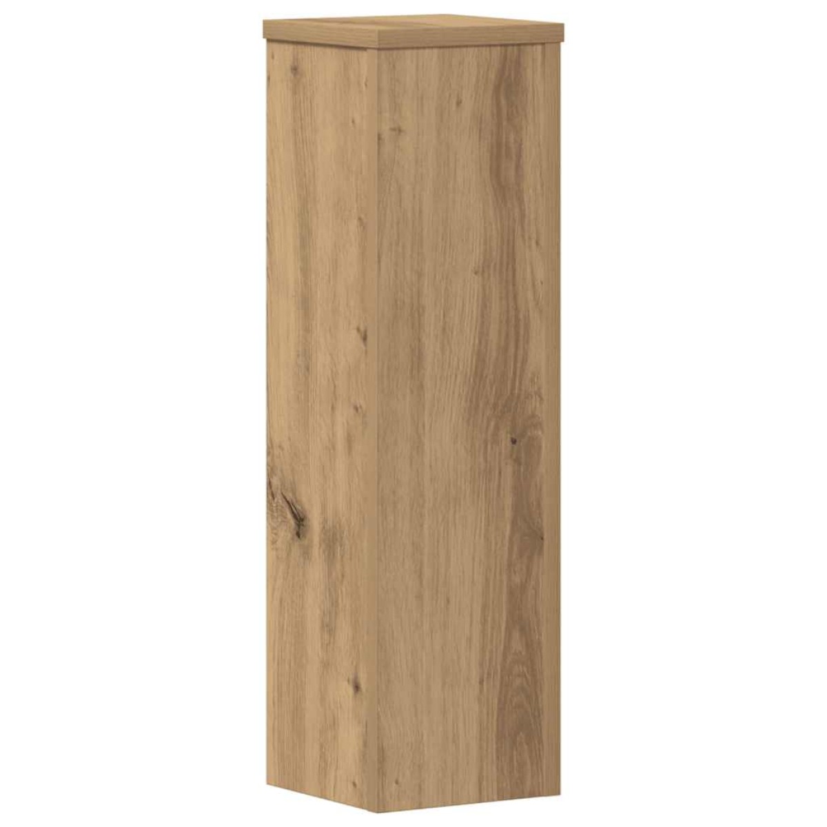 vidaXL Βάσεις Φυτών 2 τεμ. Αρτισιανή Δρυς 17x17x60 εκ. Επεξ. Ξύλο