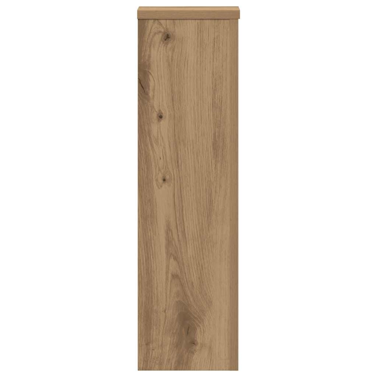 vidaXL Βάσεις Φυτών 2 τεμ. Αρτισιανή Δρυς 17x17x60 εκ. Επεξ. Ξύλο