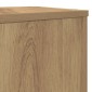 vidaXL Βάσεις Φυτών 2 τεμ. Αρτισιανή Δρυς 17x17x60 εκ. Επεξ. Ξύλο