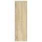 vidaXL Βάσεις Φυτών 2 Τεμ. Sonoma Δρυς 25x25x80 εκ. Επεξεργασμένο Ξύλο