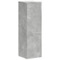 vidaXL Βάσεις Φυτών 2 τεμ. Γκρι Σκυρ. 25x25x80 εκ. Επεξεργασμένο Ξύλο