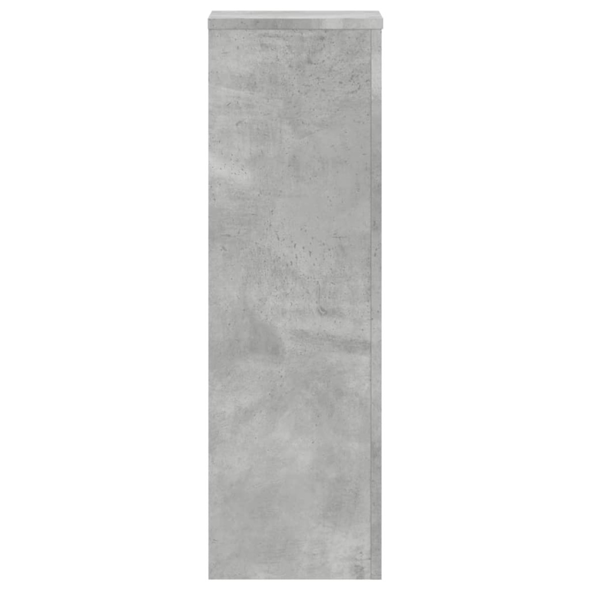 vidaXL Βάσεις Φυτών 2 τεμ. Γκρι Σκυρ. 25x25x80 εκ. Επεξεργασμένο Ξύλο