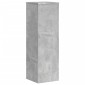 vidaXL Βάσεις Φυτών 2 τεμ. Γκρι Σκυρ. 25x25x80 εκ. Επεξεργασμένο Ξύλο
