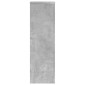 vidaXL Βάσεις Φυτών 2 τεμ. Γκρι Σκυρ. 25x25x80 εκ. Επεξεργασμένο Ξύλο