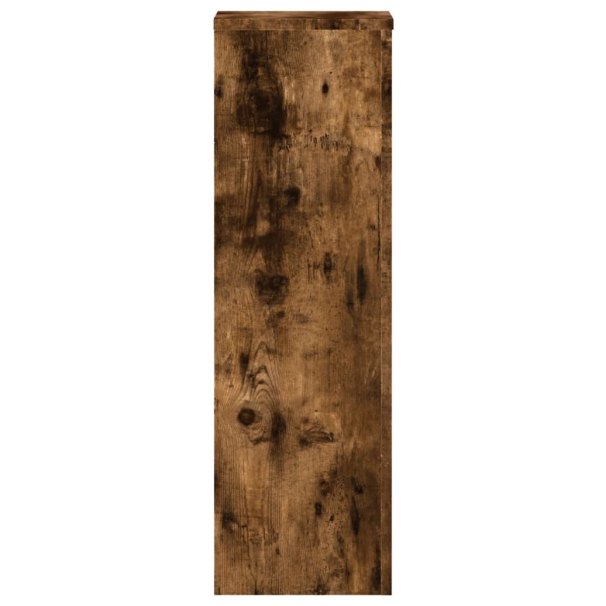 vidaXL Βάσεις Φυτών 2Τεμ. Καπνιστή Δρυς 25x25x80εκ. Επεξεργασμένο Ξύλο