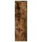 vidaXL Βάσεις Φυτών 2Τεμ. Καπνιστή Δρυς 25x25x80εκ. Επεξεργασμένο Ξύλο