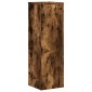 vidaXL Βάσεις Φυτών 2Τεμ. Καπνιστή Δρυς 25x25x80εκ. Επεξεργασμένο Ξύλο