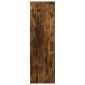vidaXL Βάσεις Φυτών 2Τεμ. Καπνιστή Δρυς 25x25x80εκ. Επεξεργασμένο Ξύλο