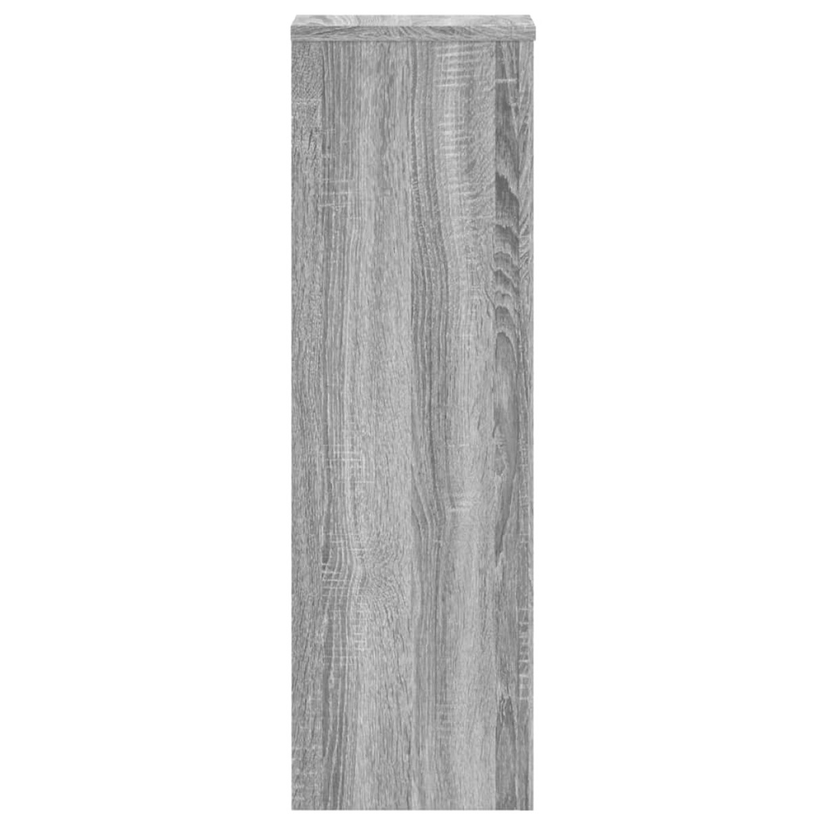 vidaXL Βάσεις Φυτών 2 Τεμ. Γκρι Sonoma 25x25x80 εκ. Επεξεργασμένο Ξύλο