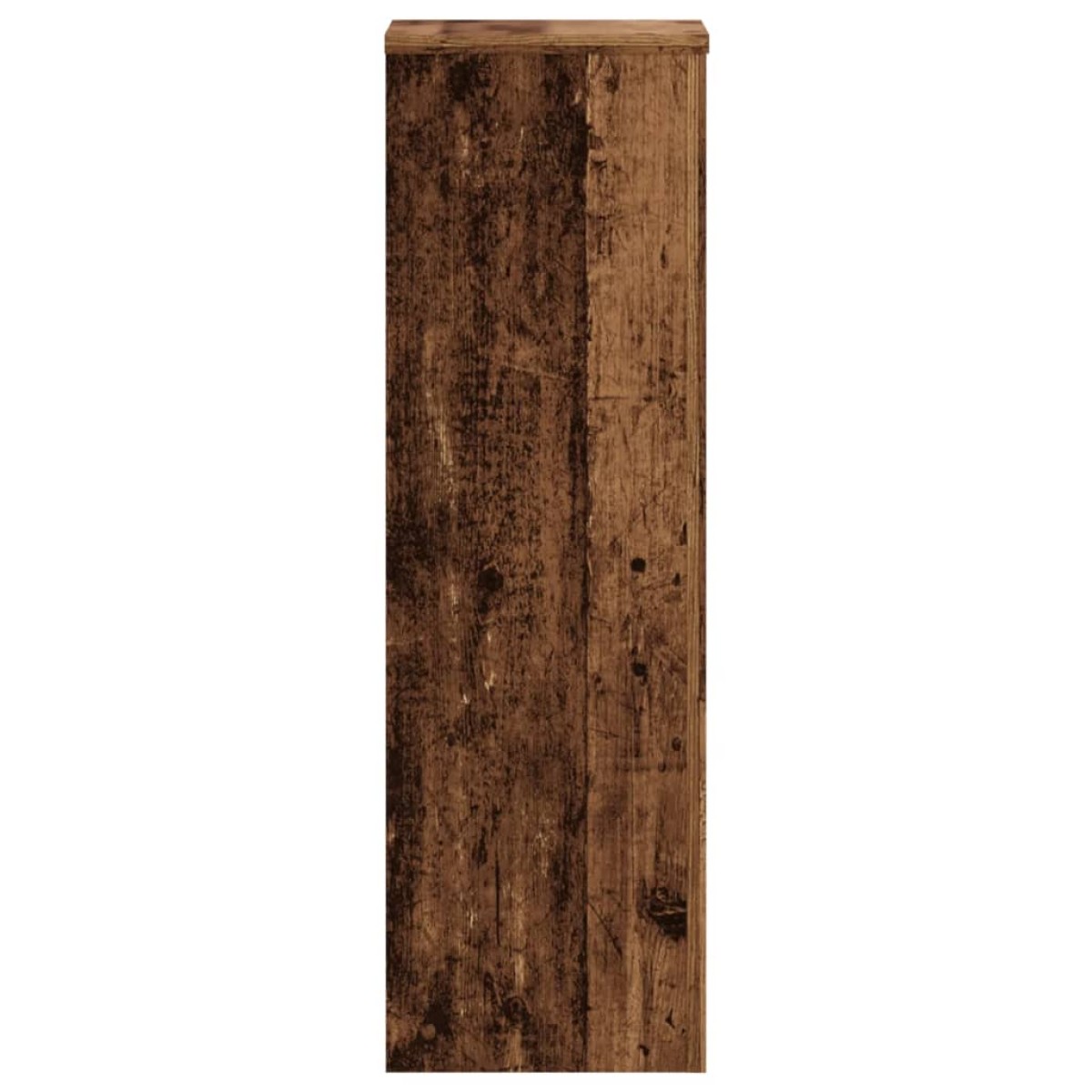 vidaXL Βάσεις Φυτών 2 τεμ. Όψη Παλαιού Ξύλου 25x25x80 εκ. Επεξ. Ξύλο