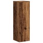 vidaXL Βάσεις Φυτών 2 τεμ. Όψη Παλαιού Ξύλου 25x25x80 εκ. Επεξ. Ξύλο