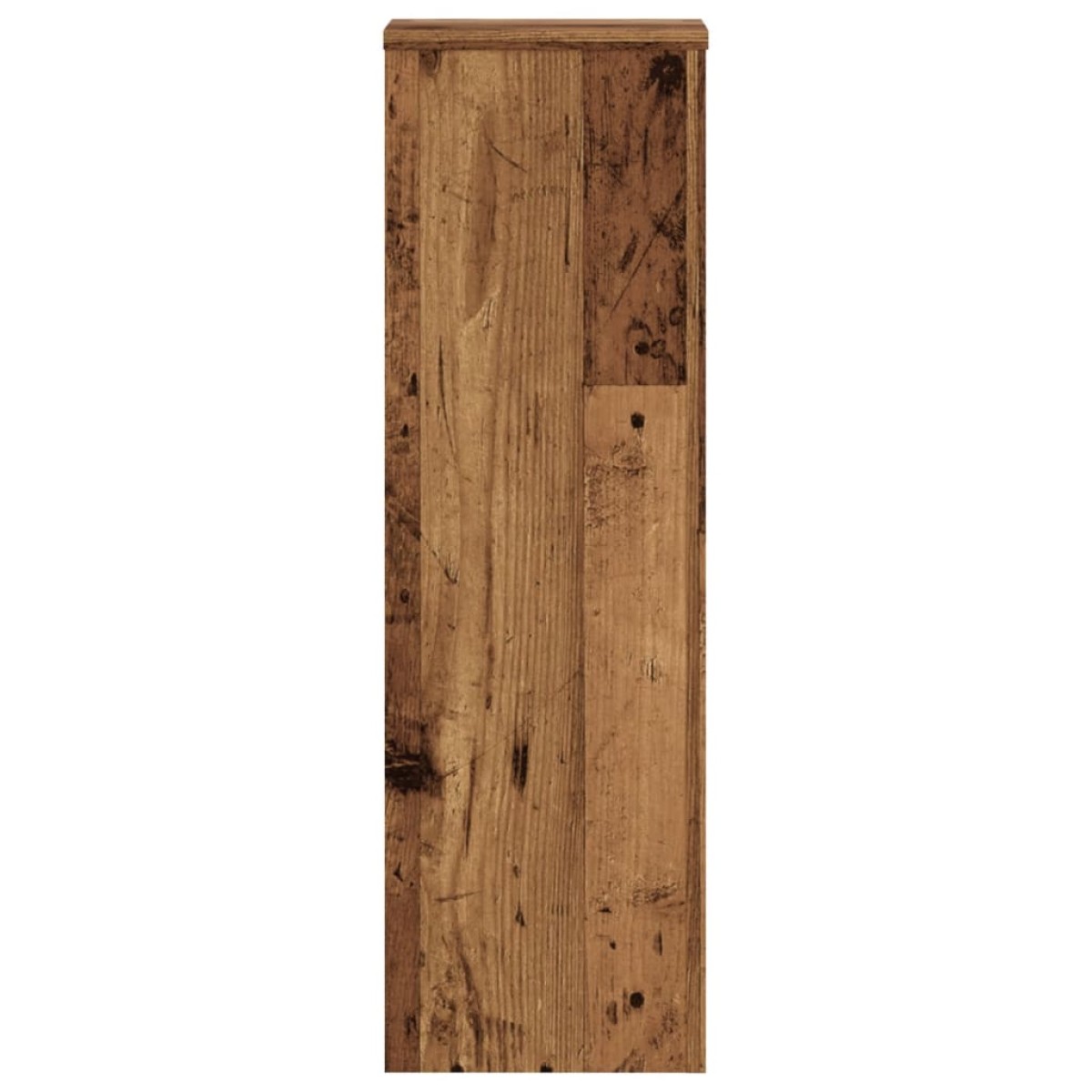 vidaXL Βάσεις Φυτών 2 τεμ. Όψη Παλαιού Ξύλου 25x25x80 εκ. Επεξ. Ξύλο