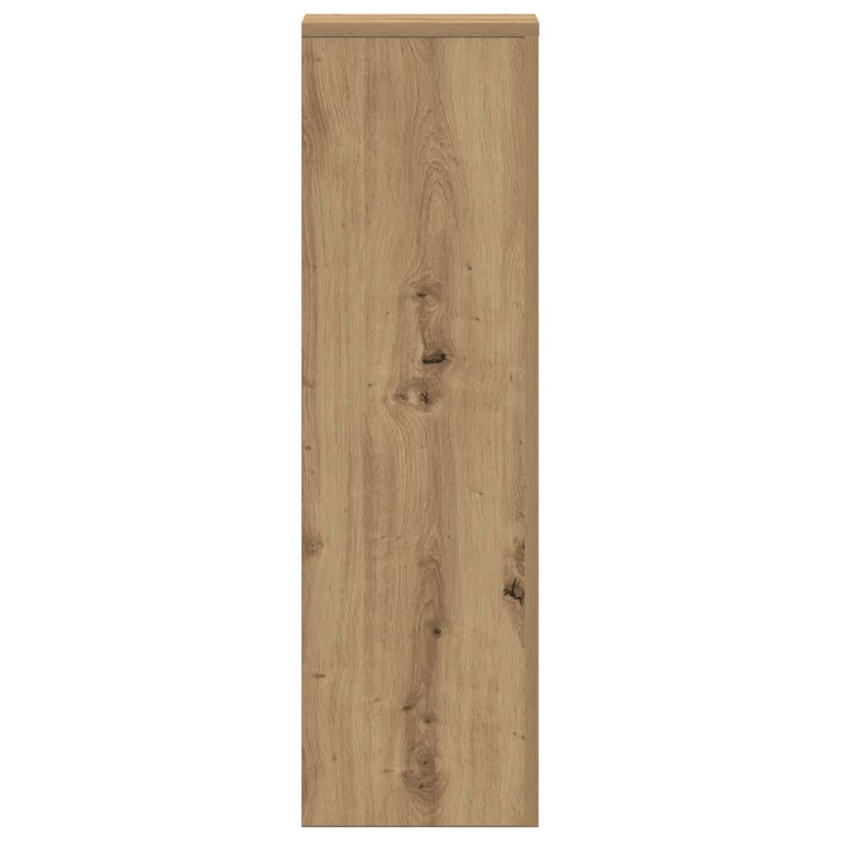 vidaXL Βάσεις Φυτών 2 τεμ. Αρτισιανή Δρυς 25x25x80 εκ. Επεξ. Ξύλο