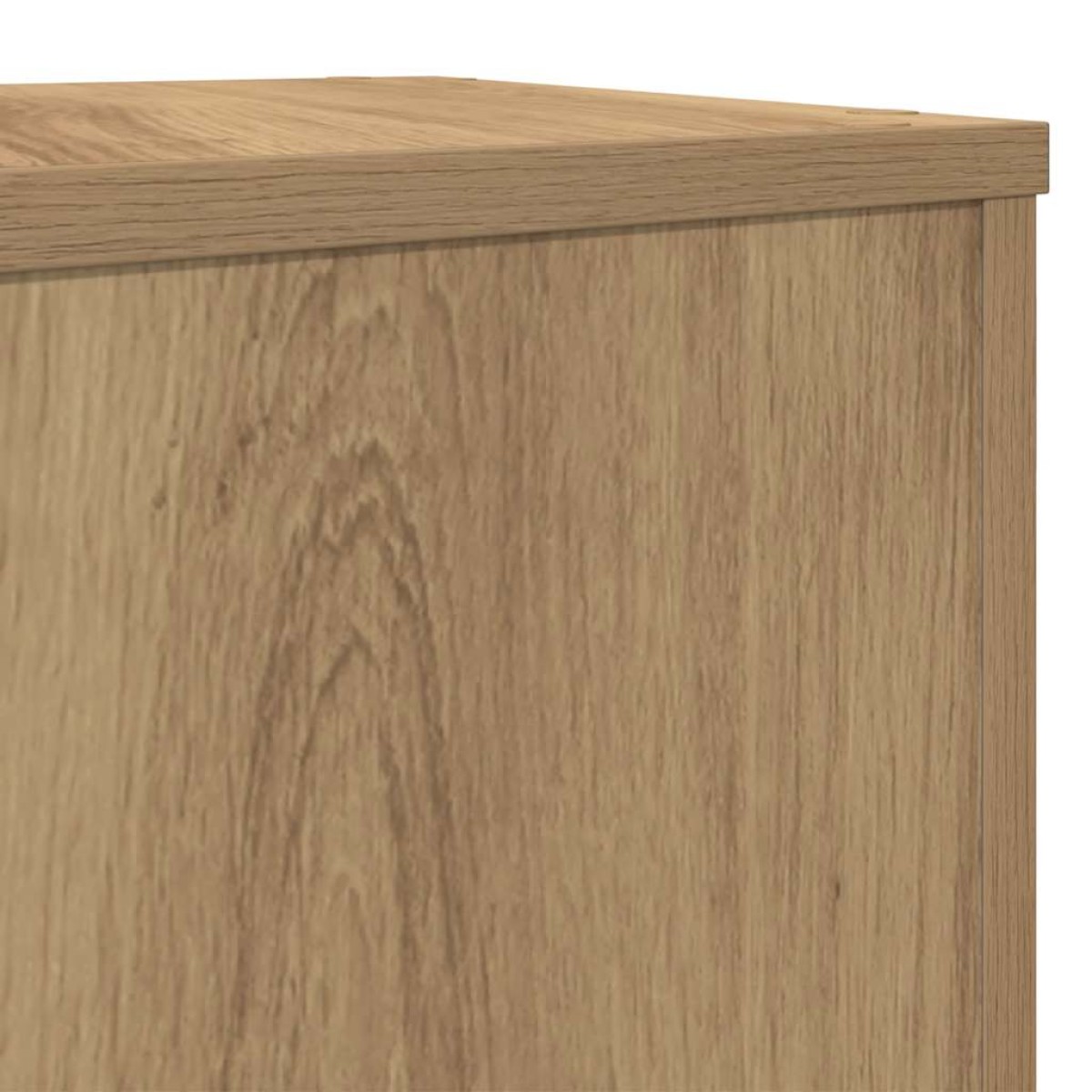 vidaXL Βάσεις Φυτών 2 τεμ. Αρτισιανή Δρυς 25x25x80 εκ. Επεξ. Ξύλο