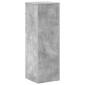vidaXL Βάσεις Φυτών Γκρι Σκυρ. 33x33x100 εκ. Επεξεργασμένο Ξύλο
