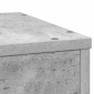 vidaXL Βάσεις Φυτών Γκρι Σκυρ. 33x33x100 εκ. Επεξεργασμένο Ξύλο