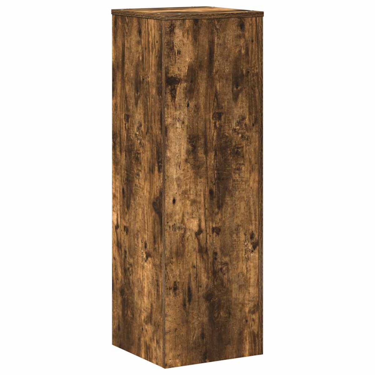 vidaXL Βάσεις Φυτών Καπνιστή Δρυς 33x33x100εκ Επεξεργασμένο Ξύλο