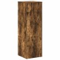 vidaXL Βάσεις Φυτών Καπνιστή Δρυς 33x33x100εκ Επεξεργασμένο Ξύλο