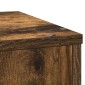 vidaXL Βάσεις Φυτών Καπνιστή Δρυς 33x33x100εκ Επεξεργασμένο Ξύλο