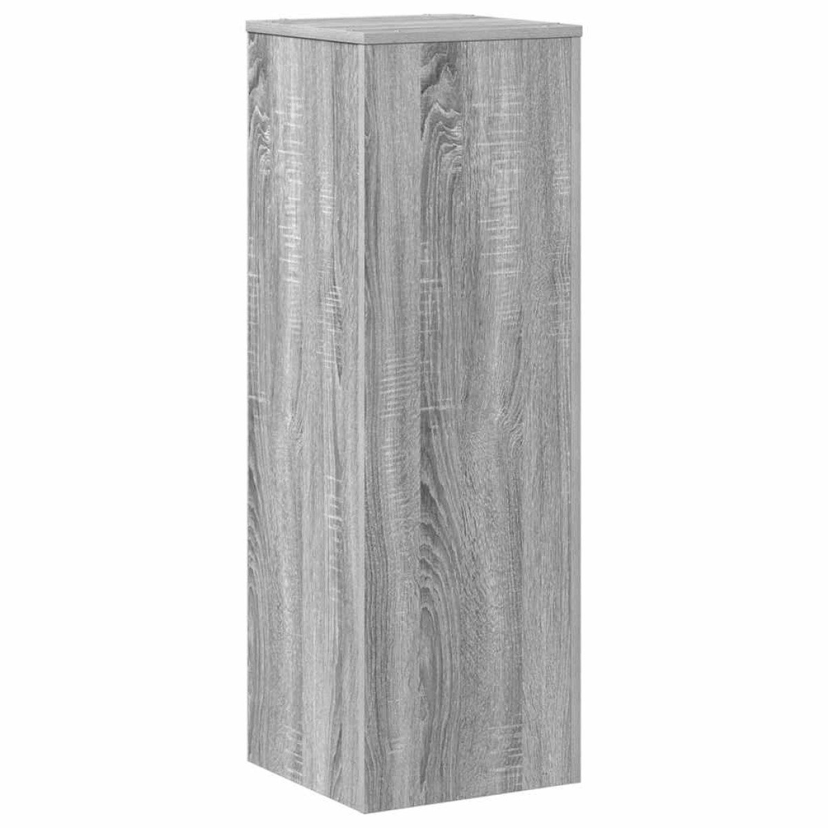 vidaXL Βάσεις Φυτών Γκρι Sonoma 33x33x100εκ. Επεξεργασμένο Ξύλο