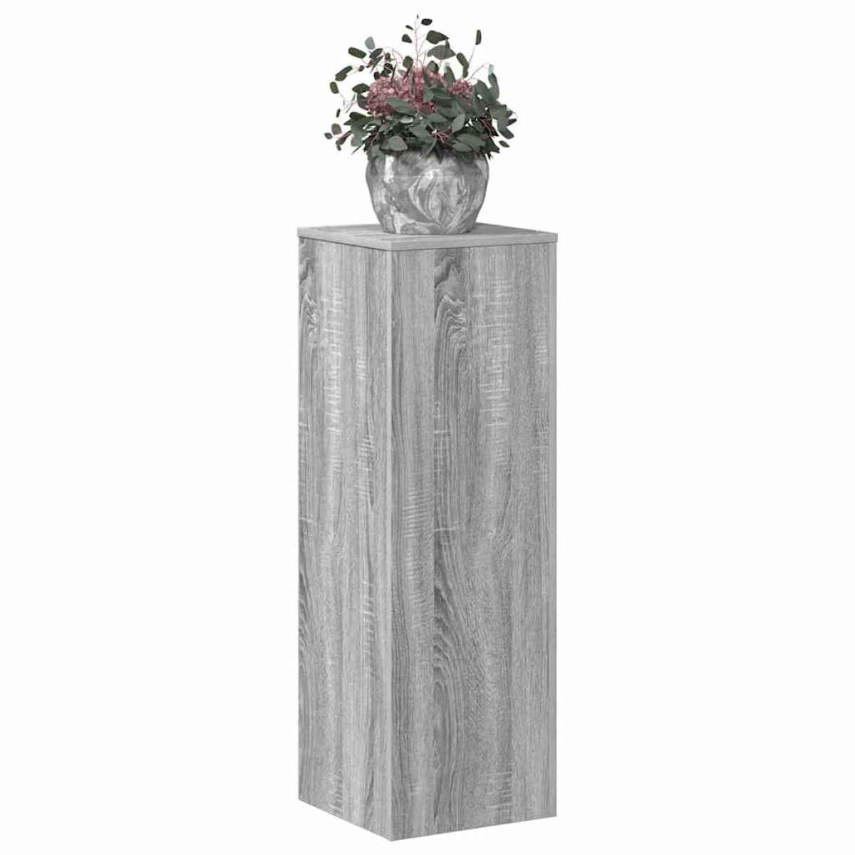 vidaXL Βάσεις Φυτών Γκρι Sonoma 33x33x100εκ. Επεξεργασμένο Ξύλο