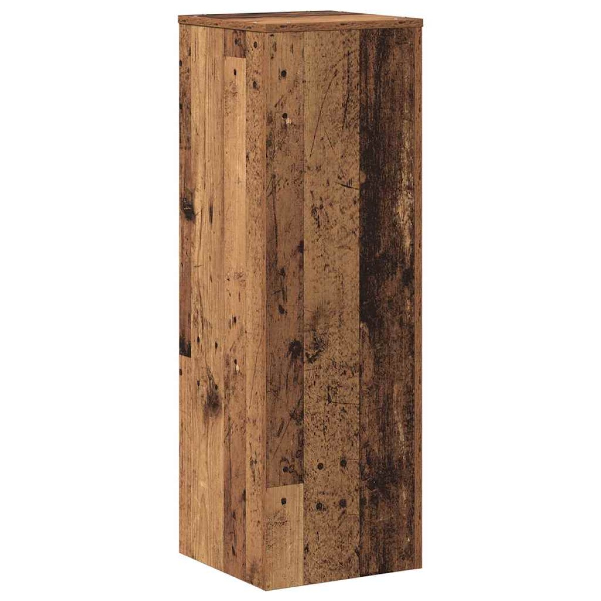 vidaXL Βάσεις Φυτών Όψη Παλαιού Ξύλου 33x33x100 εκ. Επεξ. Ξύλο